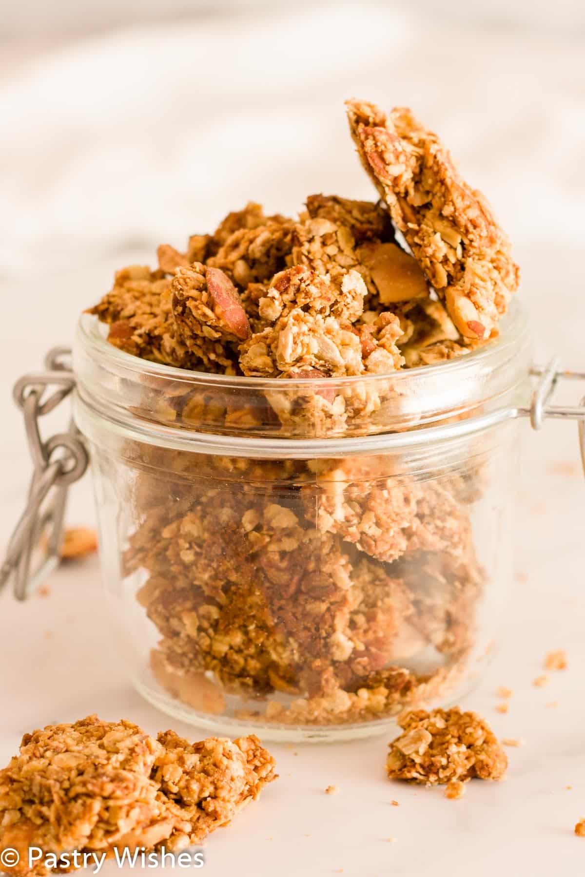 Homemade Granola Clusters Pastry Wishes