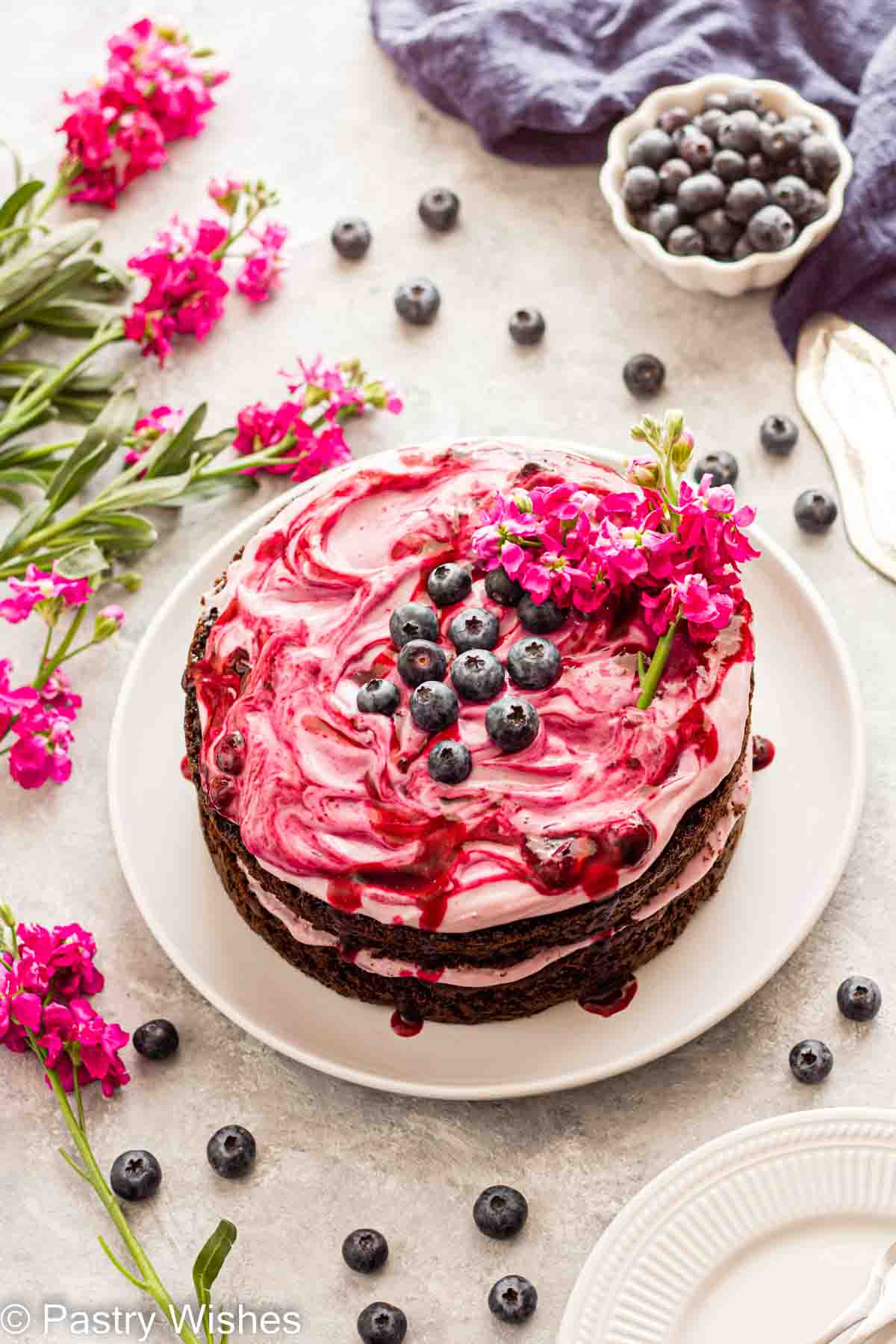 Beetroot and blueberry chocolate cake  Food24