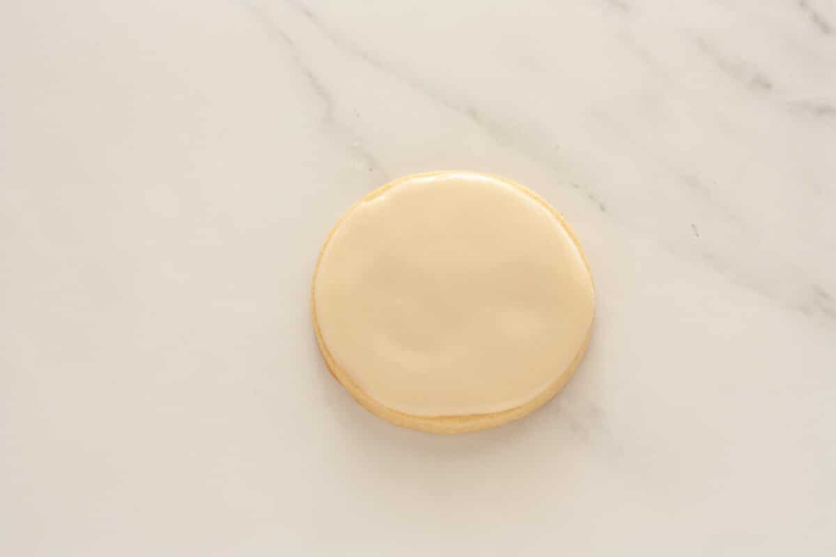 A glazed sugar cookie.